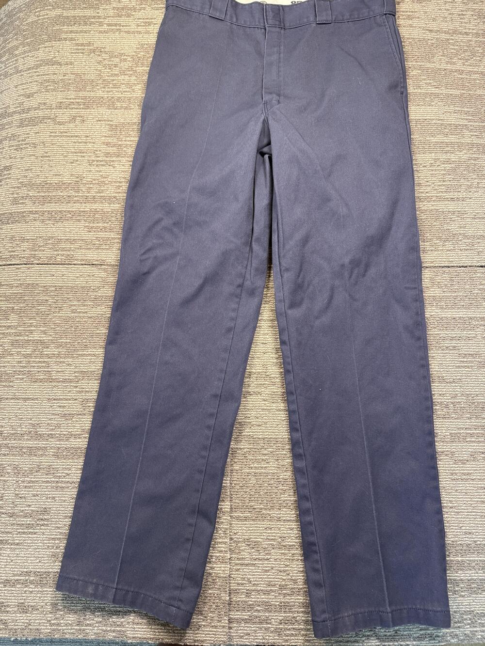 Dickies 874 Original Fit Pants Mens 36x34 Blue Chino Straight Leg Workwear